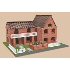 집짓기세트 DIY 하우스 벽돌집만들기 모듈 건물 크리에이터 장면 모형