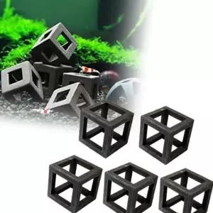 물고기용품 인테리어놀이터 황토 새우 큐브 형태 치어자리함