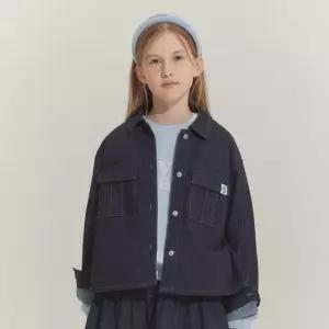 데님 셔링 셔츠 인디고 CK2503SH72IN