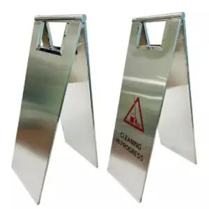 스텐 A형 간판 청소중 입간판 무지 배너 거치대 표지판 L22xH60xW29cm