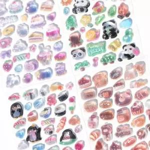 아트박스 핑크풋 핑크풋 푸드애니멀 워터드롭 스티커