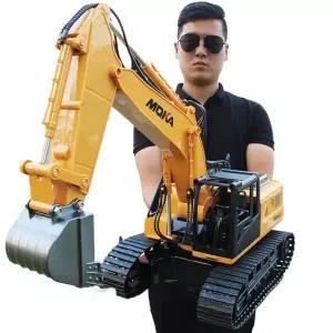 RC포크레인 무선 충전식 선물용 완구 전기카 리모트컨트롤 합금 초대형