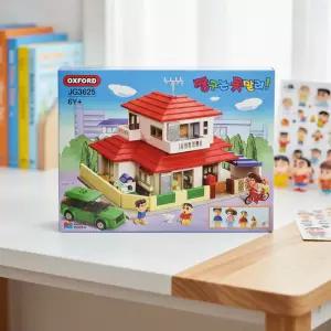 옥스포드블럭 짱구는 못말려 짱구네집 하우스 조립 키덜트 어린이 블록 만들기 JG3625
