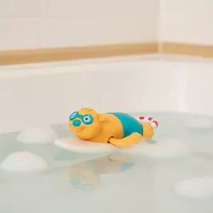 캐스B 목욕놀이 서핑비버 물놀이 욕조 태엽 어린이 장난감 헤엄치는 배모형 줄당기기 보트