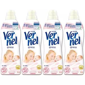 버넬 센서티브 고농축 섬유유연제 900ml x4개