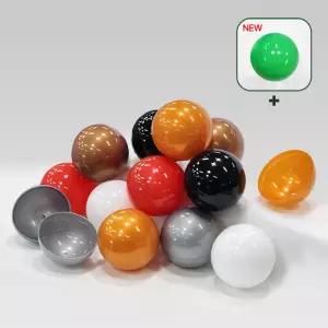 빈캡슐 60mm 뽑기캡슐 20개 세트 플라스틱 볼 뽑기공 행사 이벤트 추첨 용품