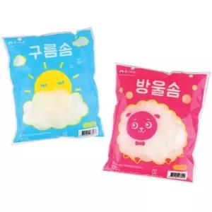 종이 스퀴시 만들기 충전 솜 방울 국산 인형 솜 구름솜 추가 충전재 부드러운 DIY 리필 재료 폭신 유니아트