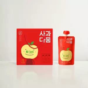생사과즙 NFC착즙 국내산 순수 사과즙 120ml 80포