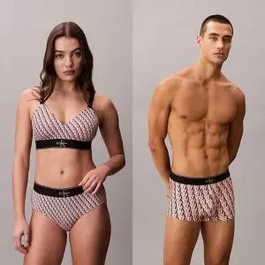 [CK언더웨어][선물포장] (QF8877AD-QF8878AD-2Y3-NB4494-2OS)CK그래픽 커플SET