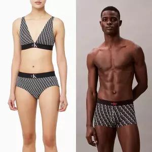 [CK언더웨어][선물포장] (QF8703AD-QF8878AD-2Y1-NB4494-2OK)CK그래픽 커플SET