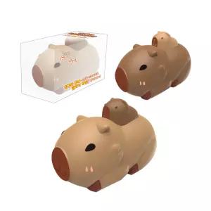 어부바 카피바라 색상랜덤 장난감 움직이는 미니 완구 어린이 유아 