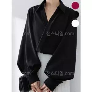 bns 잰스타일 블랙 봄블라우스 퍼프 허니 벌룬블라우스 여자옷쇼핑몰 휴양지커플룩