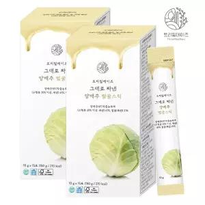 트리밀데이즈 그대로 짜낸 양배추 벌꿀스틱 15포 2박스