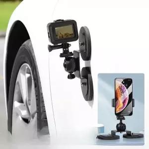 액션캠 차량 거치대 흡착식 파라그랩 삼각 핸드폰