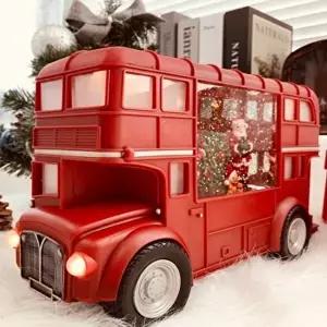 21021 이층버스 대형 워터볼 오르골 (KYR-WD28D42)