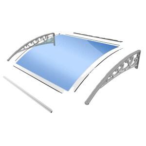 샤크팡 어닝 렉산 지붕재 캐노피 랙산 지붕물받이