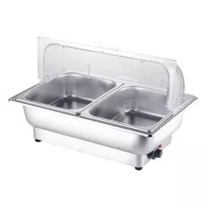 차핑디쉬 푸드워머 접시 보온 음식 식기 스테인레스