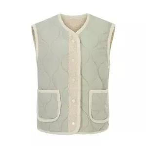 샐리 아웃 포켓 퀼팅 덤블 베스트_I5D-CVT002 330710