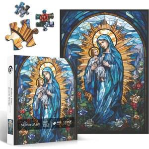 샤크팡 마리아 스테인드글라스 성모 부활절 퍼즐 1000 기독교퍼즐