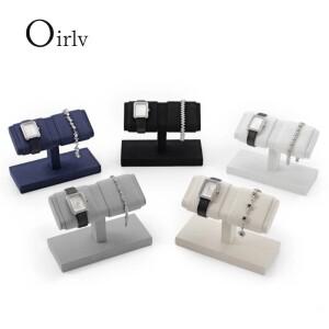 호환상품 Oirlv 시계 및 팔찌 디스플레이 스탠드 -  보석 전시 다용도 벨벳 레진 홀더 가정 장식에 이상적