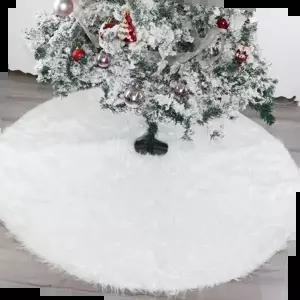 리크플 화이트 트리 스커트 150cm 크리스마스 러그