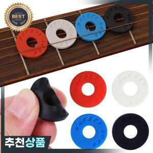 4개/ 기타 스트랩 잠금 장치 안전 고정 고무 소재 다채로운 부품  베이스 기타용 이상적인 음악가  ZYF