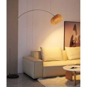 샤크팡 라탄 거실 활장스탠드 쇼파 테이블 플로어장스탠드 조명