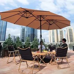 [하프클럽/셀러허브_여성트랜드패션]펜션 캠핑 초대형 파라솔 받침대별도