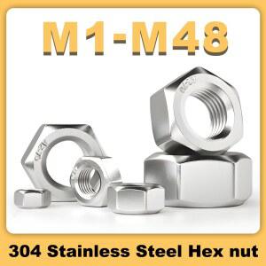 M1 M2 M3 미터 M6 스틸 M4 M10 M8 너트 나사 패스너 DIN934 SS M48 금속 M5 스테인레스 304 육각
