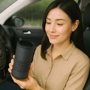 ( )클린디 프레시 먼지 냄새제거 차량용 미니차량공기청정기 미니차량공기정화기 미니차량용공기청정기 (블