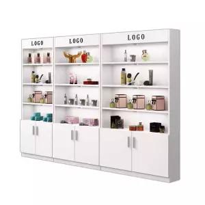 화장품 디스플레이 선반장 핑크 바버샵 벽선반 네일샵 가방