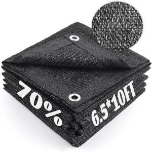 쿨 에어리어 70 선쉐이드 천 메쉬 방수포와 그롬멧 식물 커버용 6.5x10피트 파티오 캐노피 가든 퍼골라