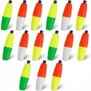 AGOOL 낚시 보버스 페그 플로트 폼 시가 메기 미끄러짐 리그 코크 산티 담수 낚시용 파이프 플러그 포함