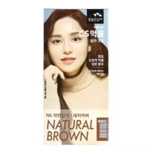 꽃을든남자 CS먹물 프리미엄 염색약 자연갈색 N6 .