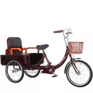 어르신 페달 삼륜차 대형바구니 튼튼프레임 넓은좌석