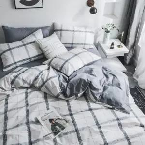 순면 침구 4종세트 180cm 북유럽 스트라이프