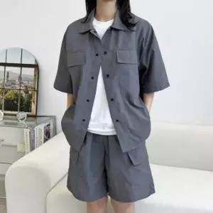 [콩심팥심]여성용 여름 스포츠 트레이닝 반팔 티셔츠 반바지 운동복