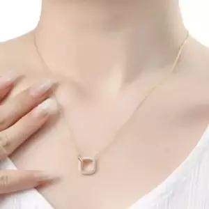 스퀘어 목걸이 925목걸이 실버목걸이 패션목걸이 은목걸이 925목걸이 도금목걸이