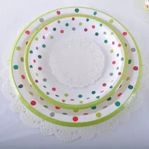 [알티피아]종이 접시 파티 피크닉 테이블 장식 6p 23cm