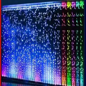 어항 수조장식 버블 LED 공급기 에어커튼 발생 조명 기포기 기포 산소 수족관 막대 에어바