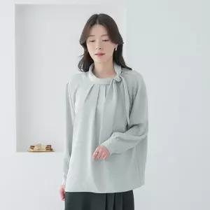 엄마옷 마담4060 클래씨마담 사이드타이블라우스-QBL2602006-