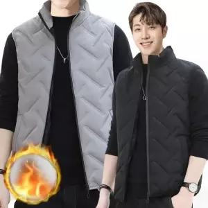 [모로엠] 남성 겨울 퀄팅 패딩 조끼 ON-VEW-QWEE8E79