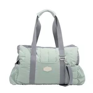 고품질 패리스독 강아지이동가방 에브리웨어 패디드백 (민트) (유모차가드겸용) 강아지이동가방 WFIYT2D