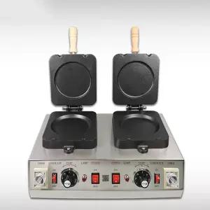 2구 호떡제조기 원형 빵기계 빵틀 팬케이크 시간설정 CFK-3102