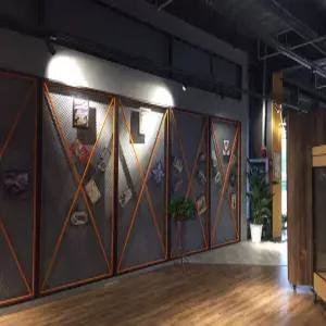 철제 월그리드 벽장식 인테리어 선반겸용 파티션