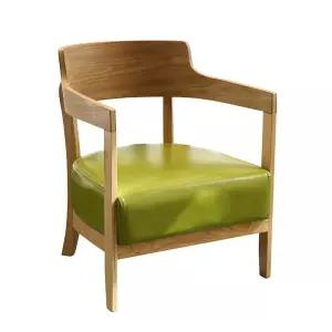 북유럽 원목 카페 편안한 소파 암체어 라운지 1인용