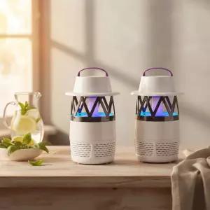 가정용 여름 퇴치기 캠핑 초파리 램프 흡입식 날파리 포충기 UV