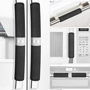 미스실크 냉장고 도어 핸들 커버 5PCS 세련되고 폼 피팅 스토브 오븐 전자레인지 식기세척기를 얼룩 물방울