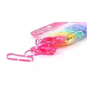 흰줄 Rainbow 헤어끈 머리 레인보우 고무-WFIZU5D