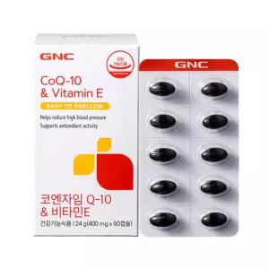(GNC) 코엔자임Q-10  비타민E ( 400mg  60캡슐 )